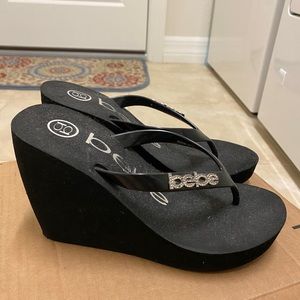 Bebe Wedge Sandals